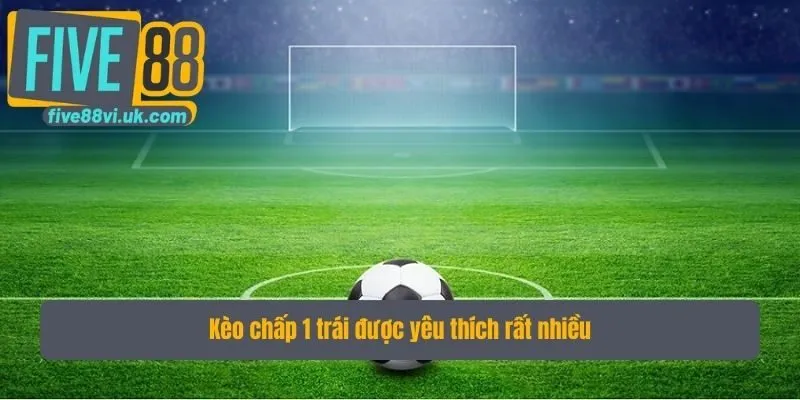 Kèo chấp 1 trái được yêu thích rất nhiều